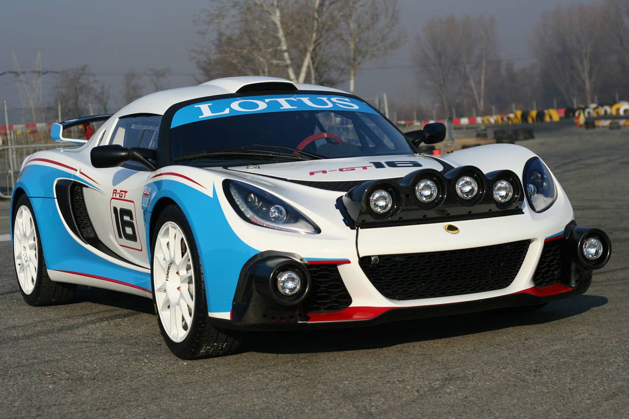 Lotus Exige R-GT Rally Car front
