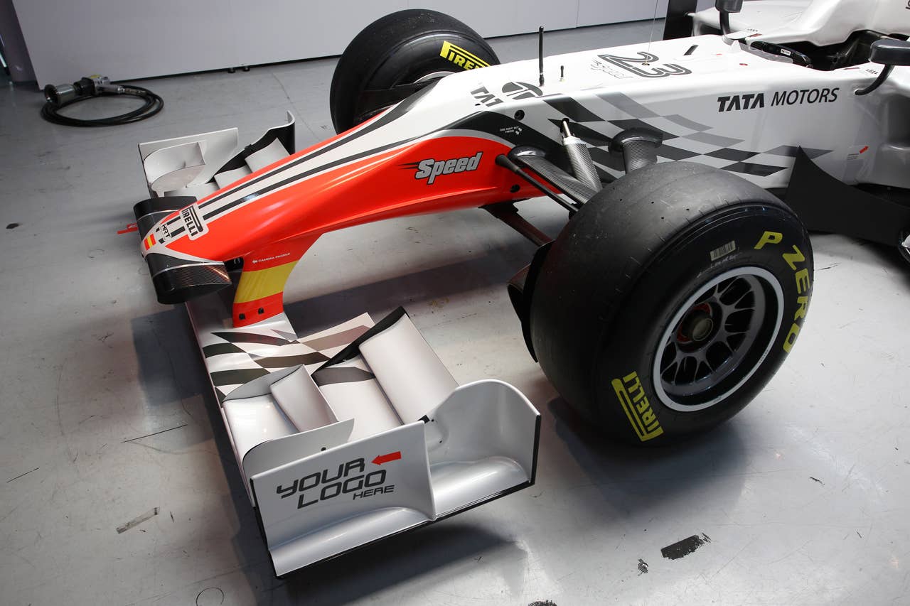 The new Hispania Racing F1 Team (HRT) F111. Formula One Testing, Day 4, Barcelona, Spain, Friday 11 March 2011.