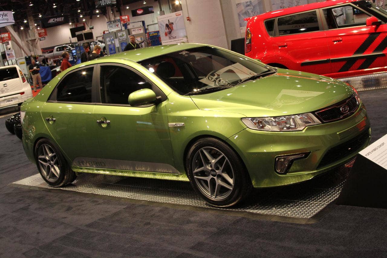 SEMA 2010: Kia Forte Hybrid Concept