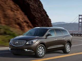 This is a full-sized crossover, a kind of vehicle that GM pioneered after it got rid of its truck-based SUVs like the old Chevy Trailblazer.  The Enclave sits seven like a minivan, but without the sliding doors. The ride is more car-like than van like thanks to the front-drive (all-wheel-drive is optional) set up.  Buick is on a comeback roll, and it started with the Enclave, which is about to get a major upgrade and redesign.