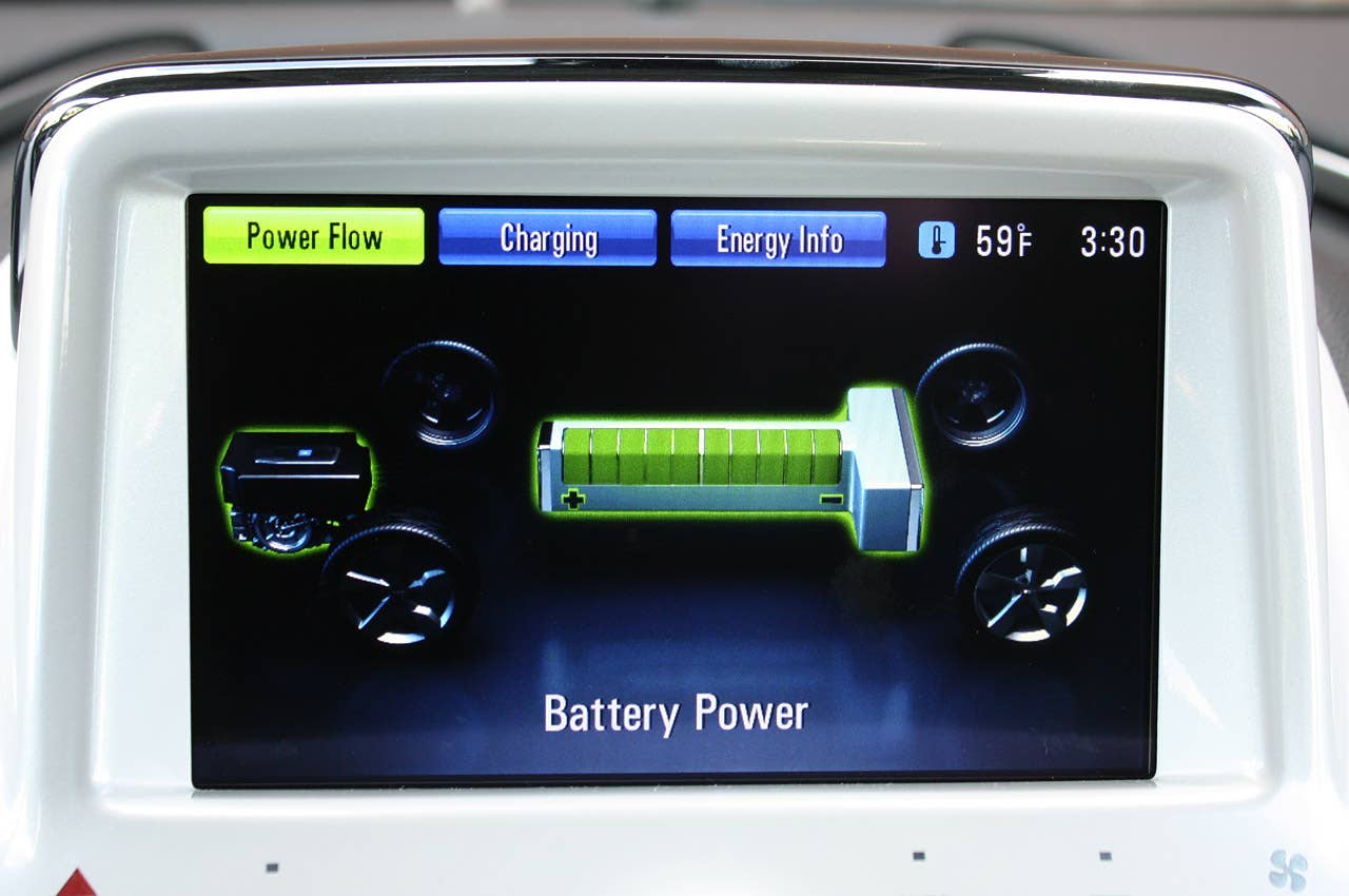 2011 Chevrolet Volt touch screen