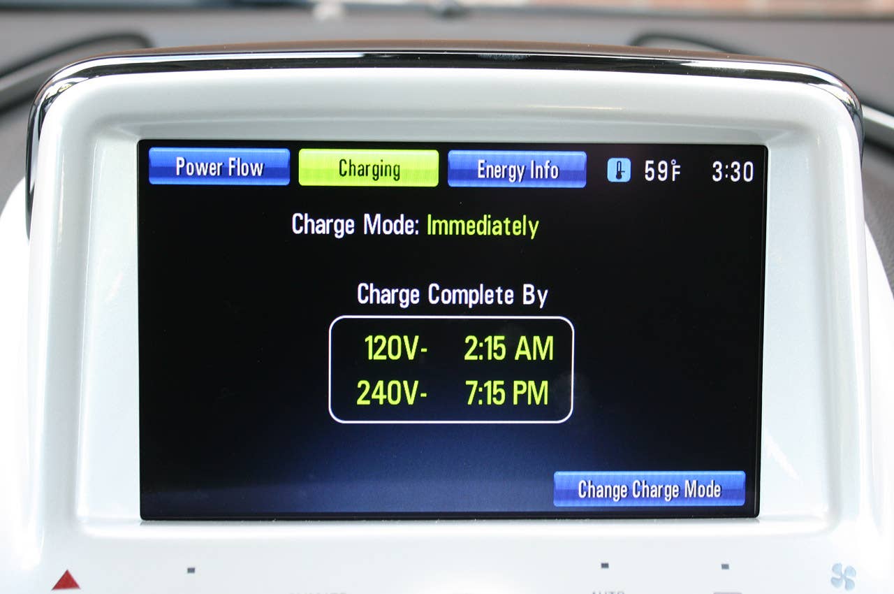 2011 Chevrolet Volt touch screen