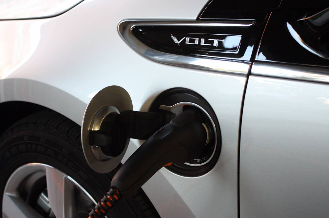 2011 Chevrolet Volt charging port