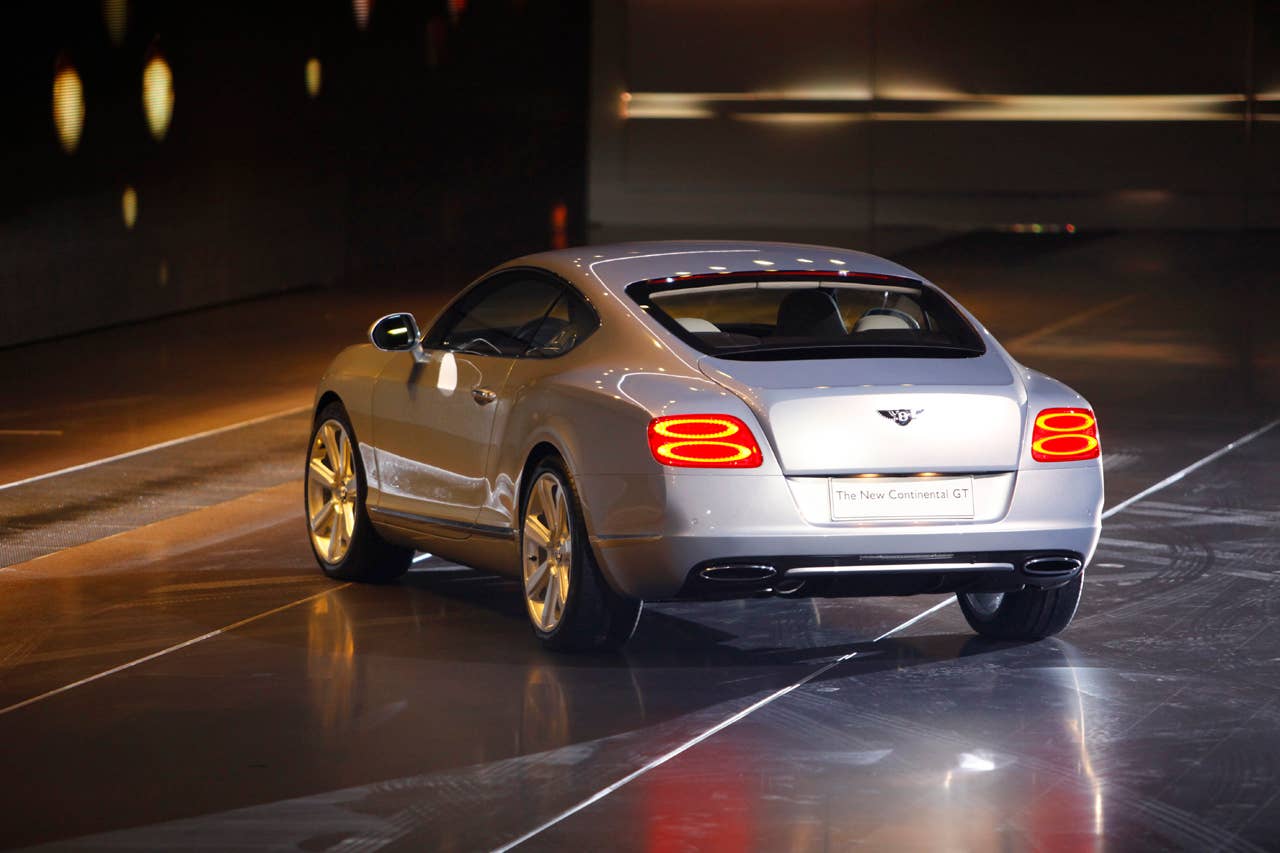 2011 Bentley Continental rear 3/4