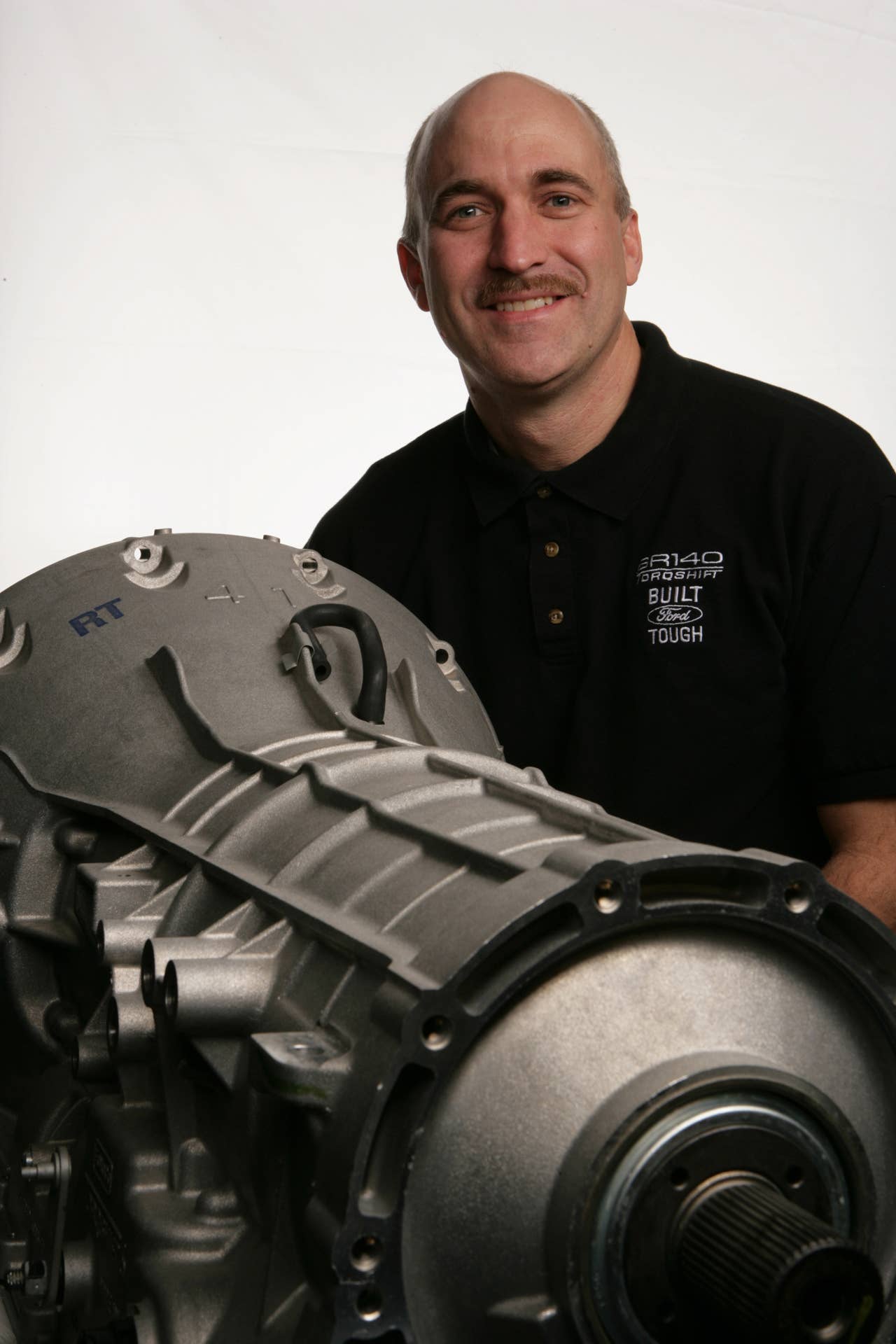 Al Bruck, engineering manager for the all-new 6R140 heavy-duty TorqShift(R) six-speed automatic transmission, which will debut in the all-new 2011 Ford Super Duty. (12/8/09)
