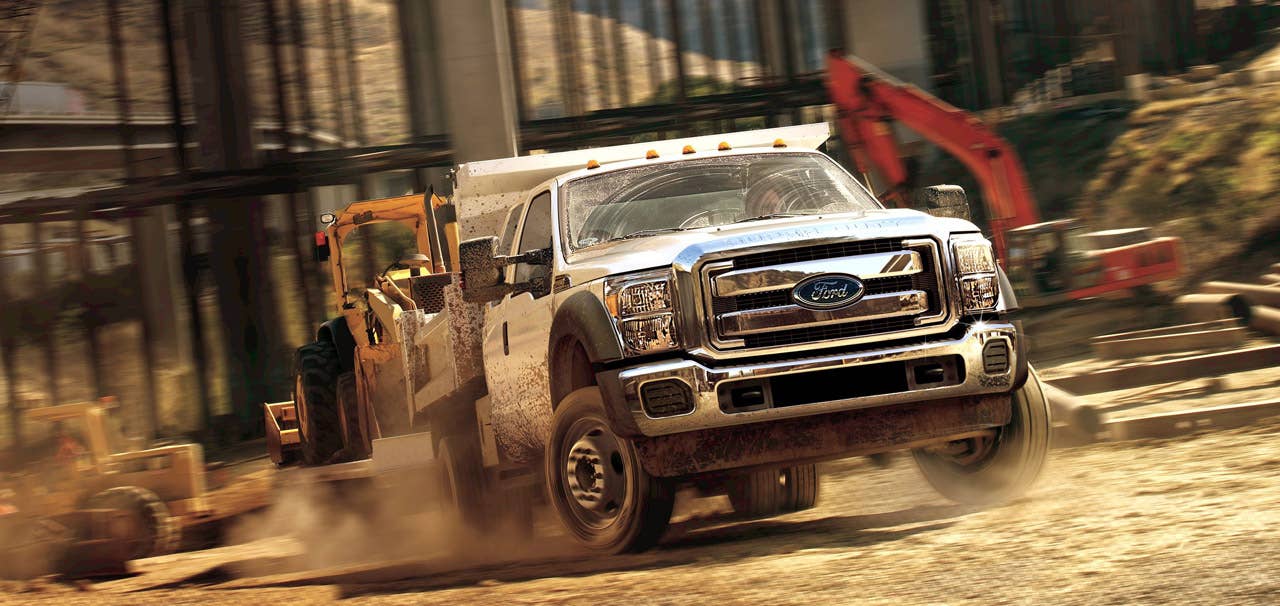 2011 Ford F-550 Super Duty: The 2011 Ford F-Series F-550 Super Duty chassis cab has best-in-class conventional towing of 16,000 pounds and best-in-class fifth-wheel towing of 26,400 pounds. (2/25/2010)