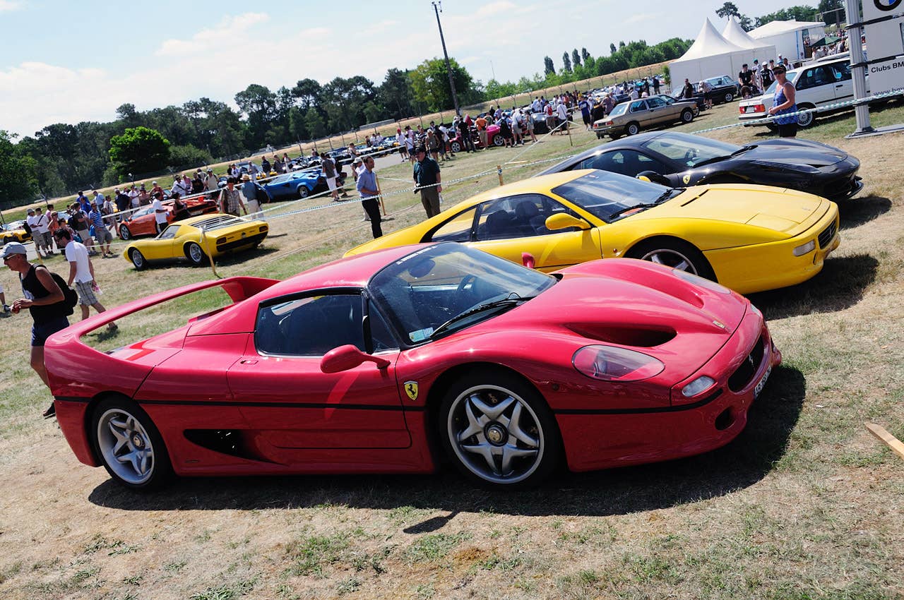 Ferrari F50, f355, 458...Lamborghini Miura