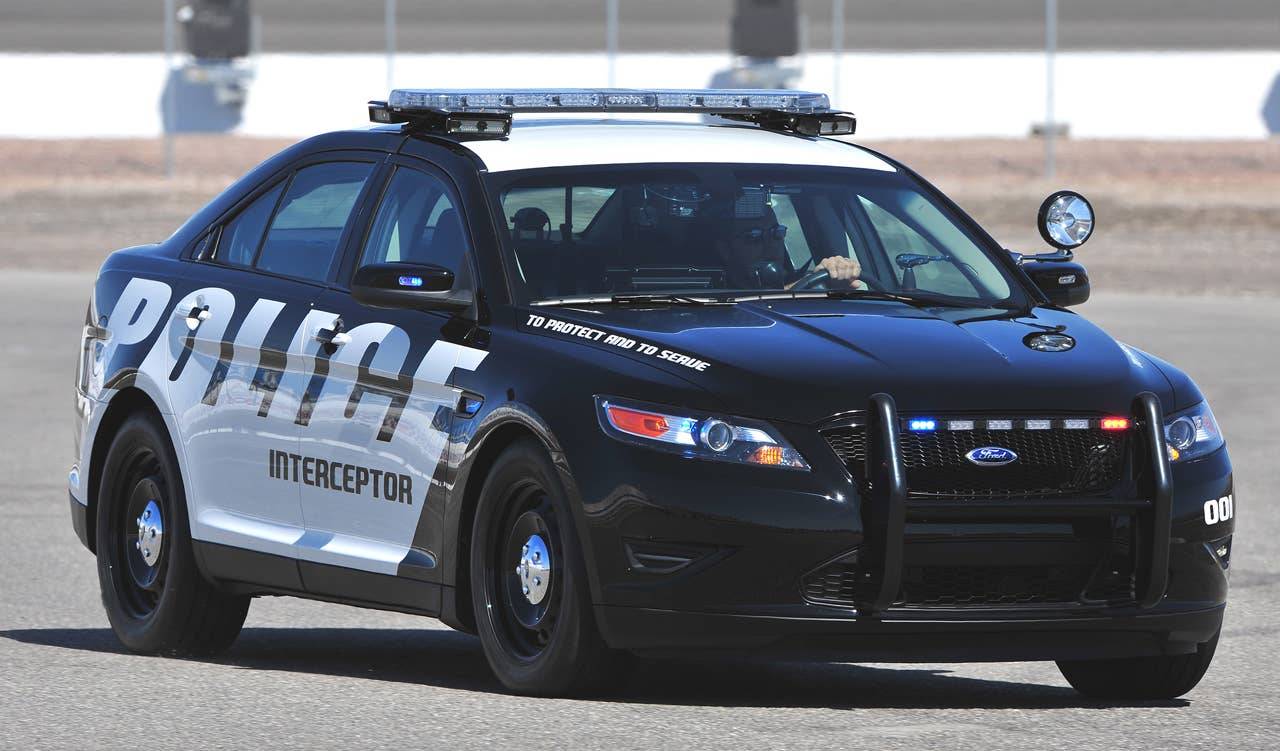 Ford Police Interceptor: New Ford Police Interceptor sedan will offer two fuel-efficient powertrain options  including EcoBoost with all wheel-drive  along with an array of safety technologies; interior has been designed to meet the unique law enforcement needs (3/15/2010)