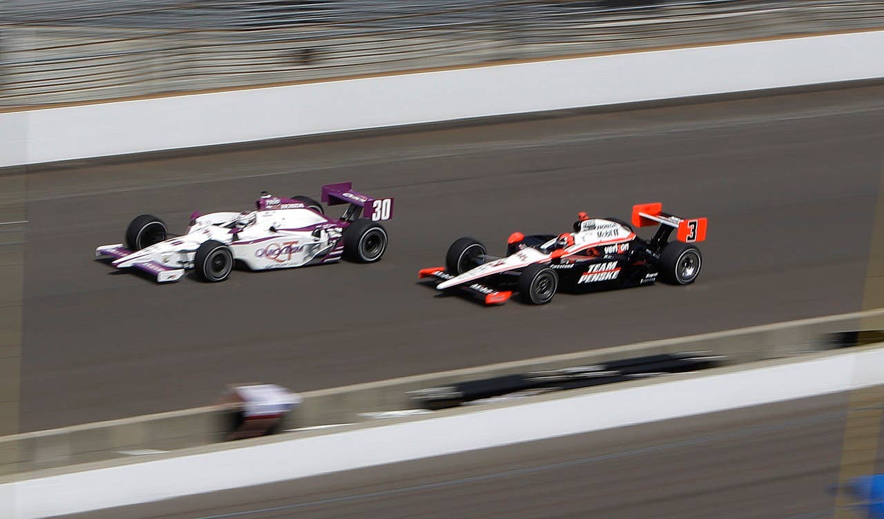 for the Indianapolis 500 auto race at the Indianapolis Motor Speedway in Indianapolis, Friday, May 28, 2010. The race will Sunday. (AP Photo/Darron Cummings)