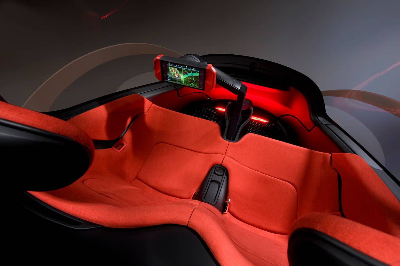 EN-V, which is short for Electric Networked-Vehicle, maintains the core principle of personal mobility - freedom - while helping remove the motor vehicle from the environmental debate and redefining design leadership. EN-V is a two-seat electric vehicle that was designed to alleviate concerns surrounding traffic congestion, parking availability, air quality and affordability for tomorrow's cities. The Jiao (Pride) model (pictured) was unveiled today in Shanghai alongside Xiao (Laugh) and Maio (Magic). They represent three different characteristics which emphasize that future transportation can be fun. X10CO_SV015 (03/24/2010)