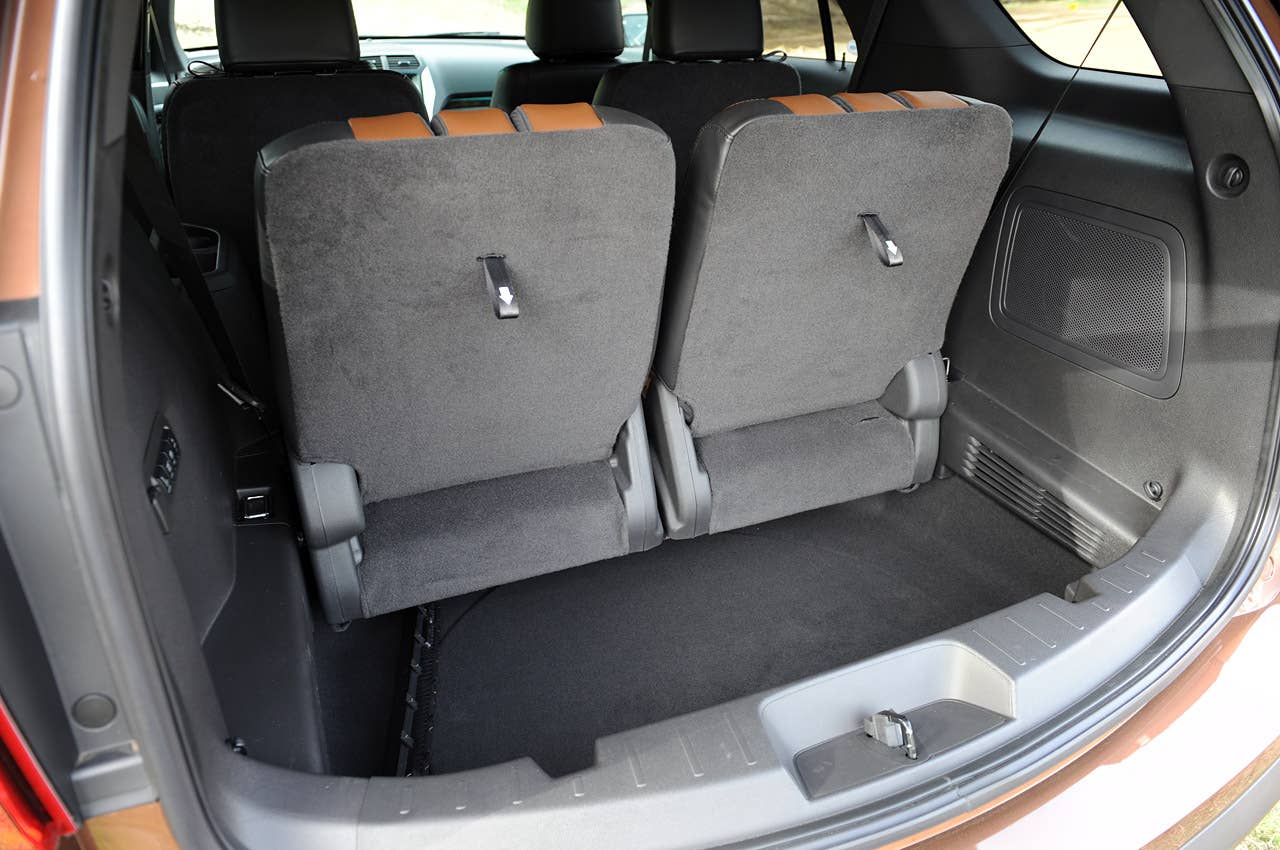 2011 Ford Explorer rear cargo area