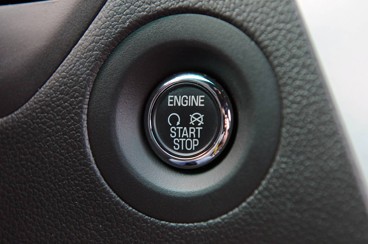 2011 Ford Explorer start button