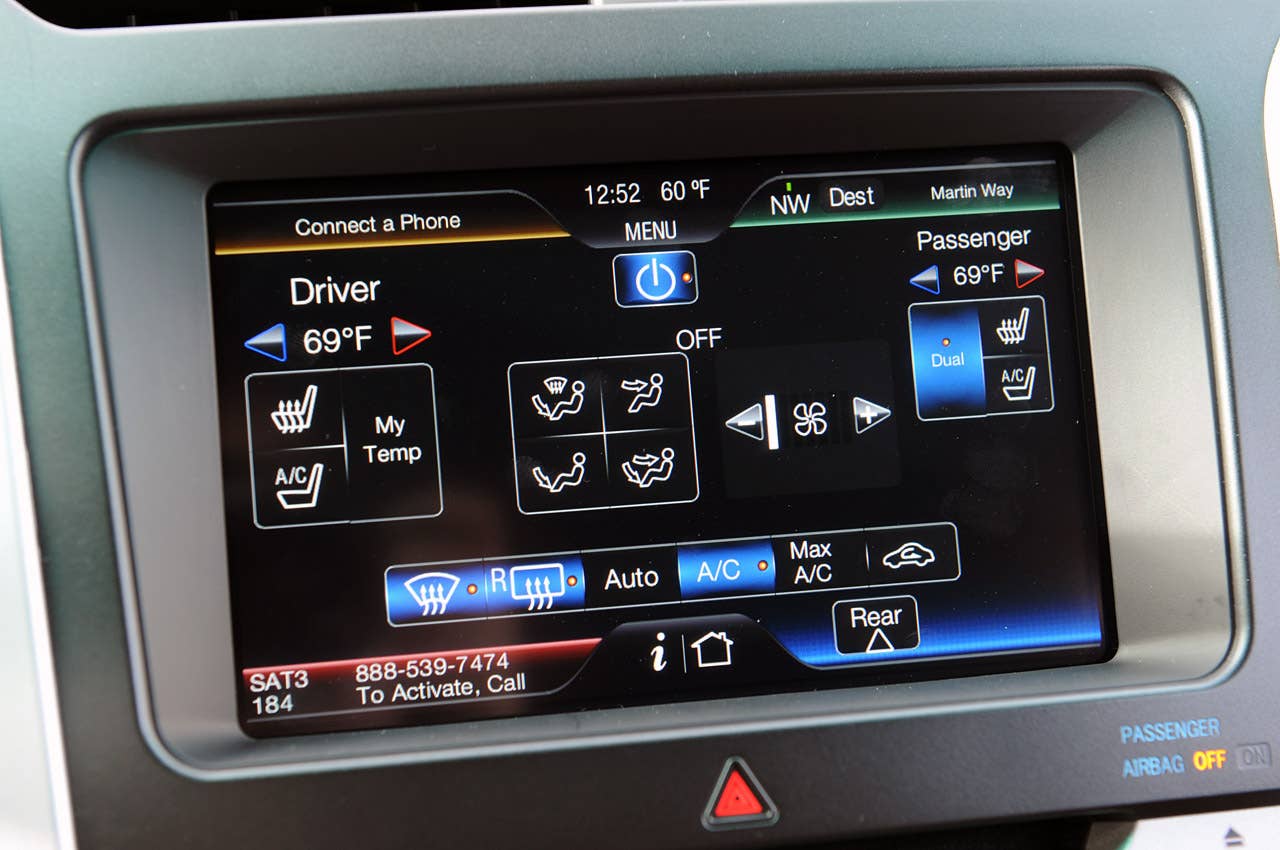 2011 Ford Explorer climate controls