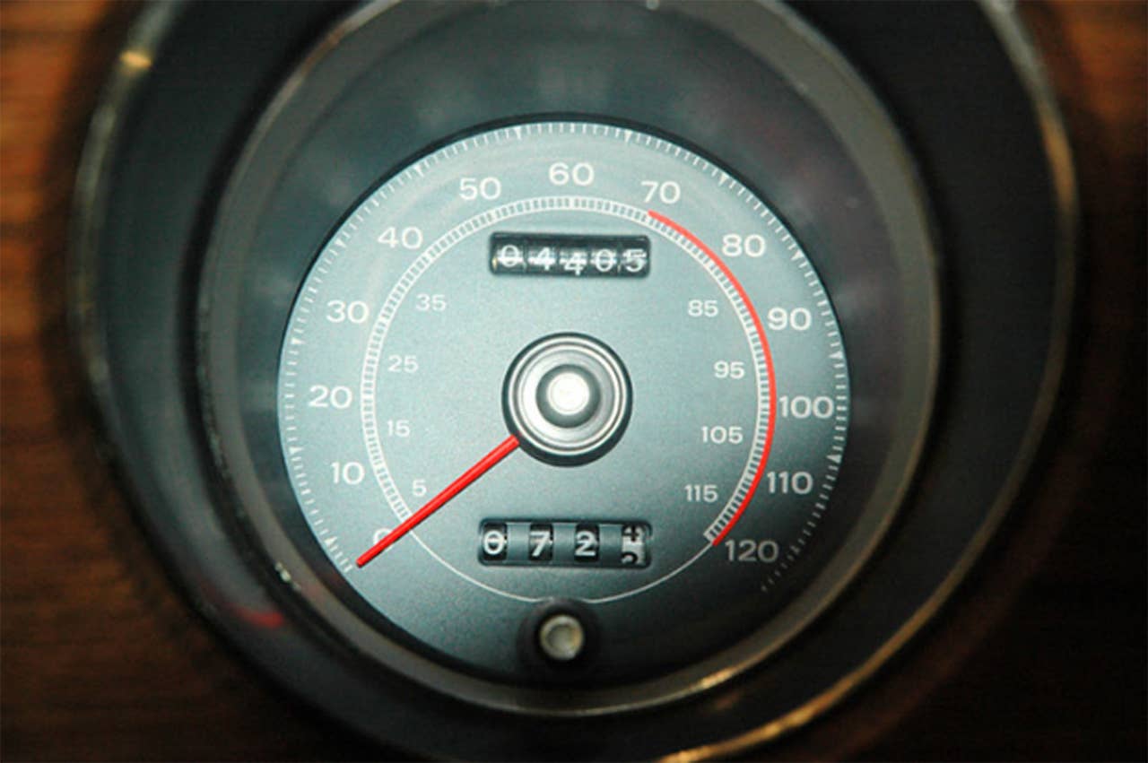 1969 Ford Mustang Boss 429 odometer