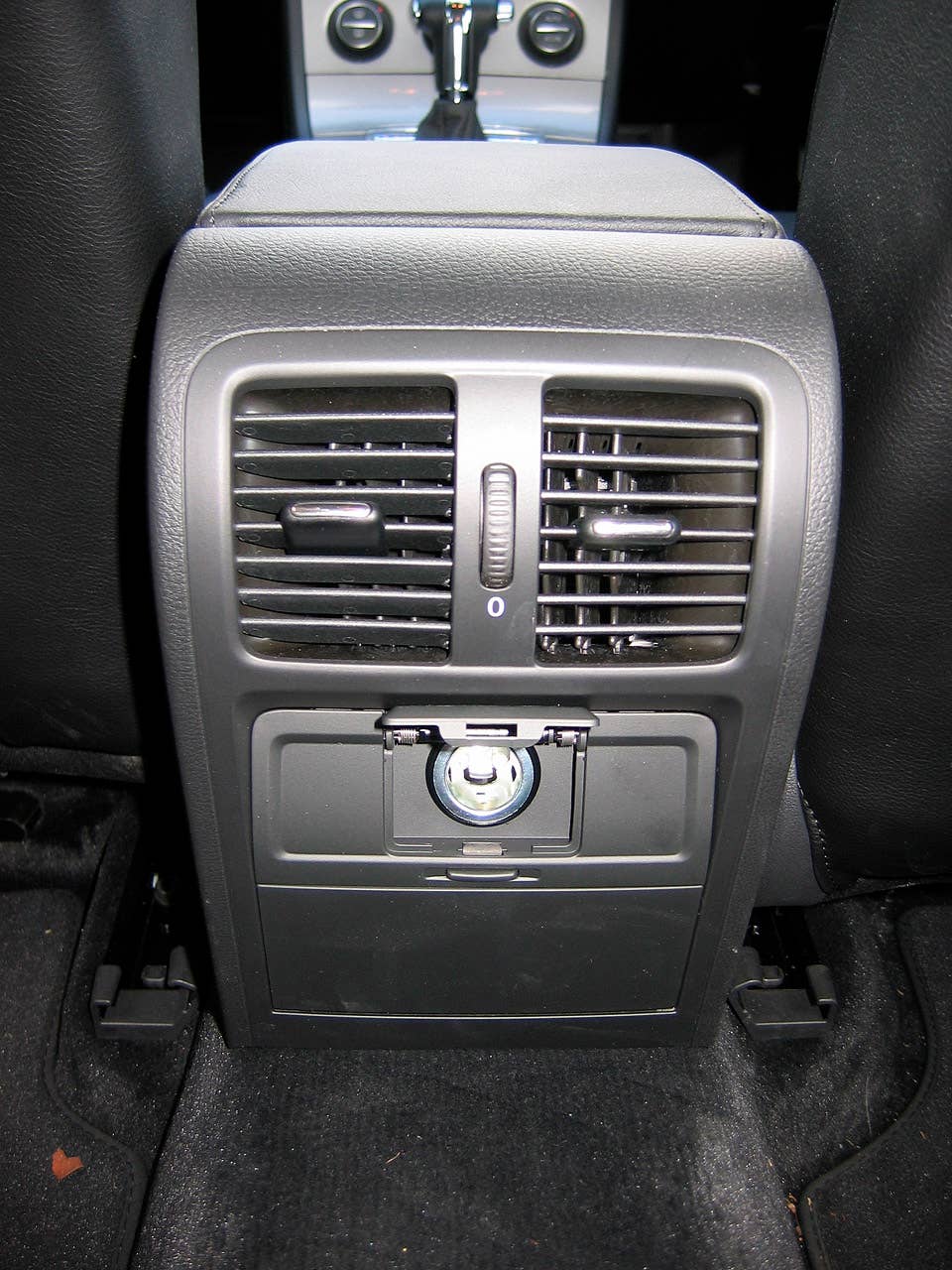 Rear passengers get good-sized vents and a second 12 volt socket