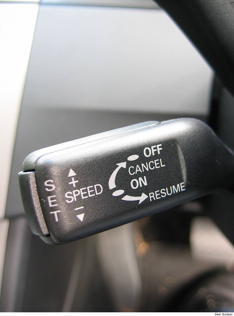 You can pretty much drive the car just by flicking the great cruise control on and off