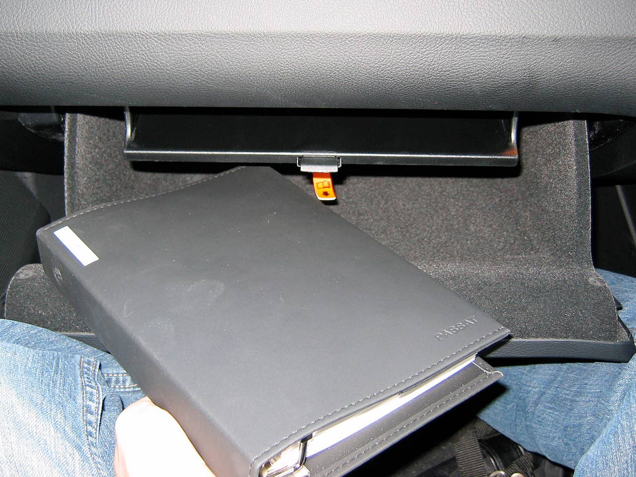 The Passat manual and its home - weeks of reading for those so inclined