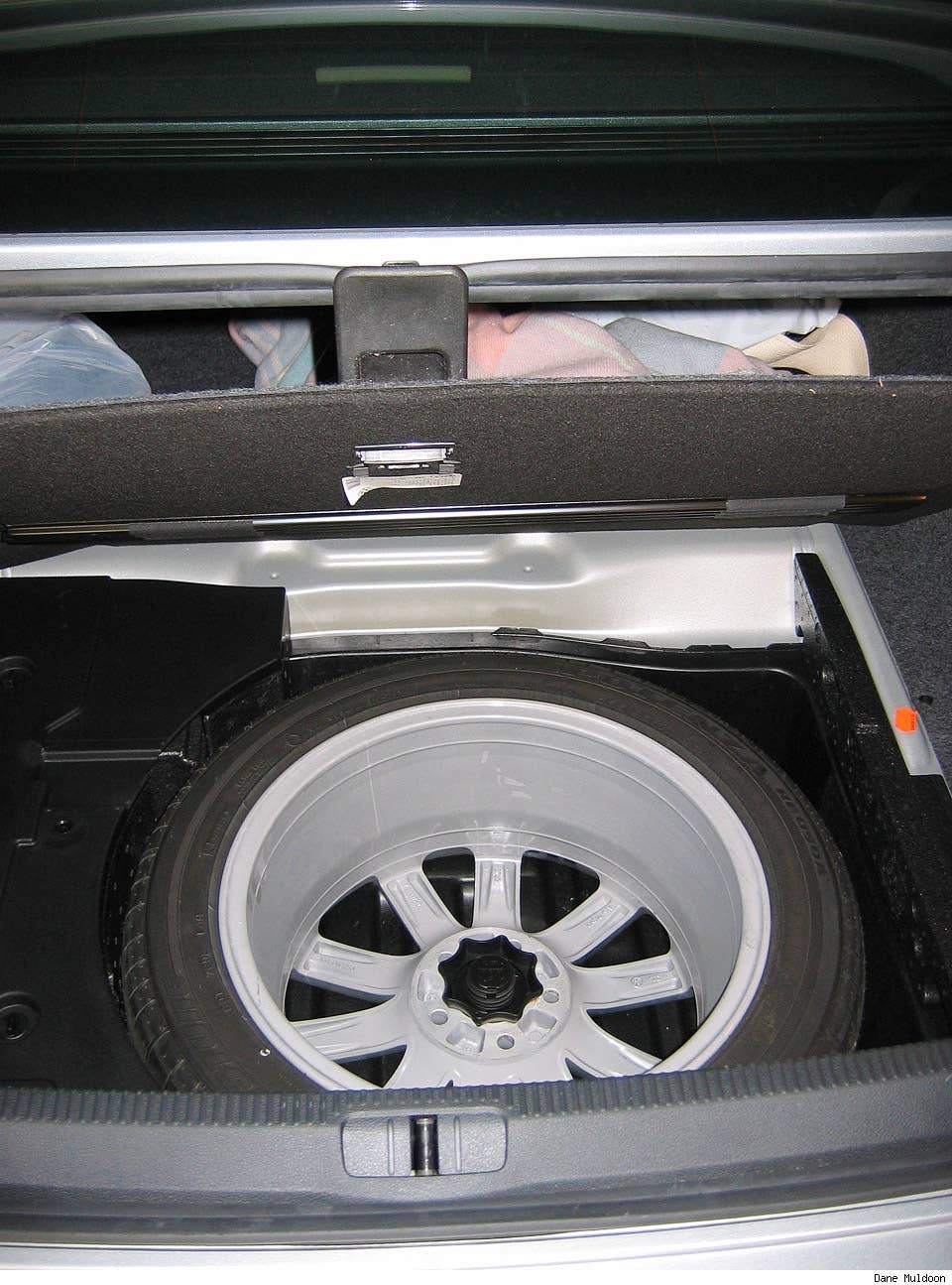 The floor of the huge boot hides a full-sized, alloy spare tire - take note BMW