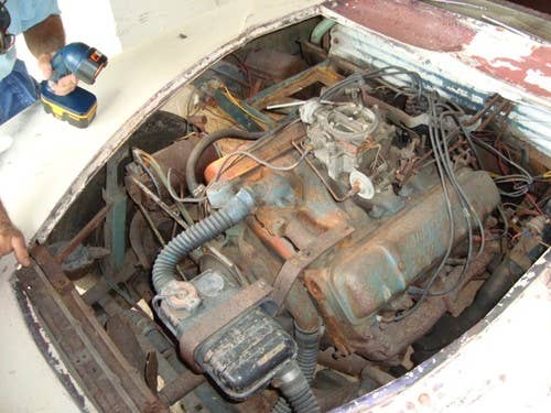1964 Batmobile engine bay