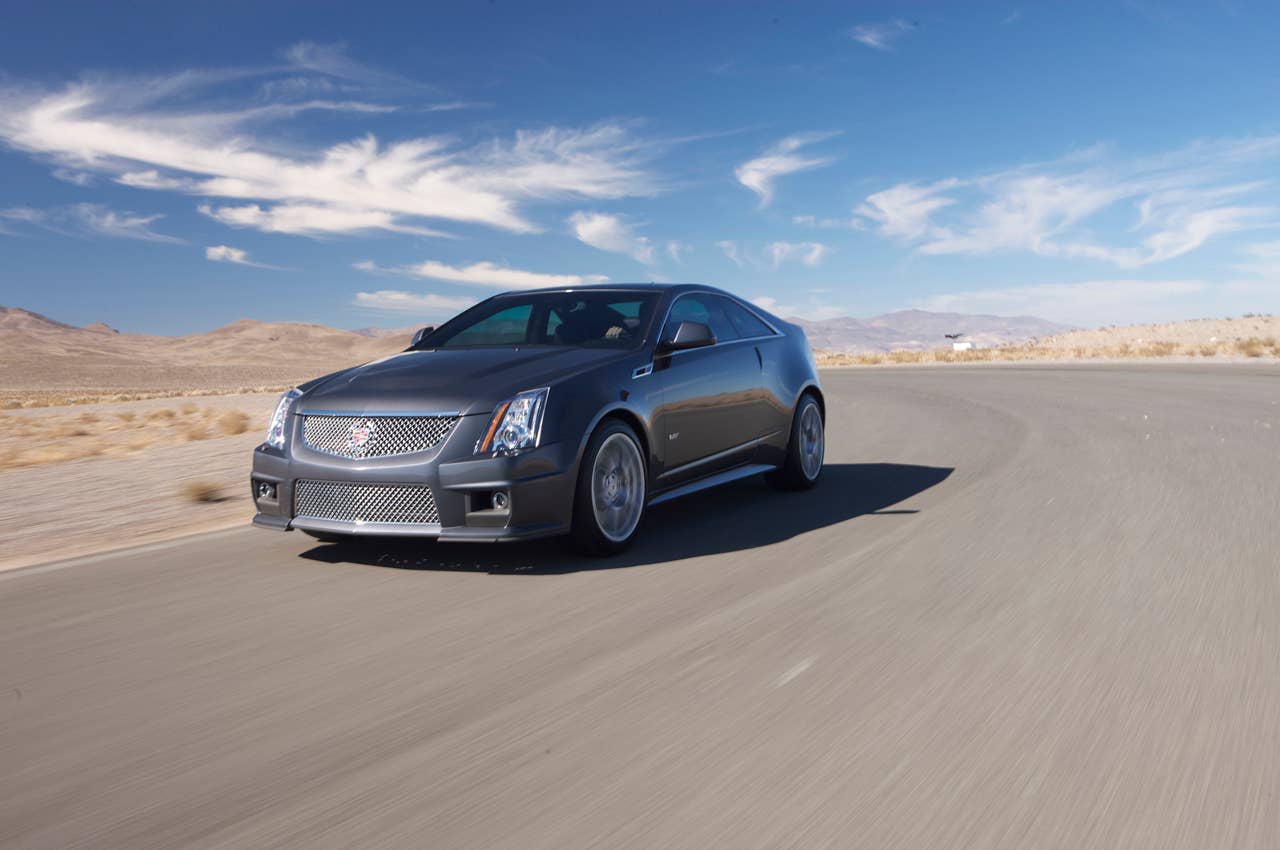 The 2011 CTS-V Coupe begins production in the summer of 2010 as Cadillac's most dramatic statement of design and performance. X11CA_CT022 (01/05/2010)  (United States)