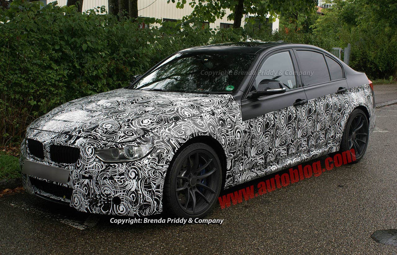 2014 BMW M3 Engine Spy Shots