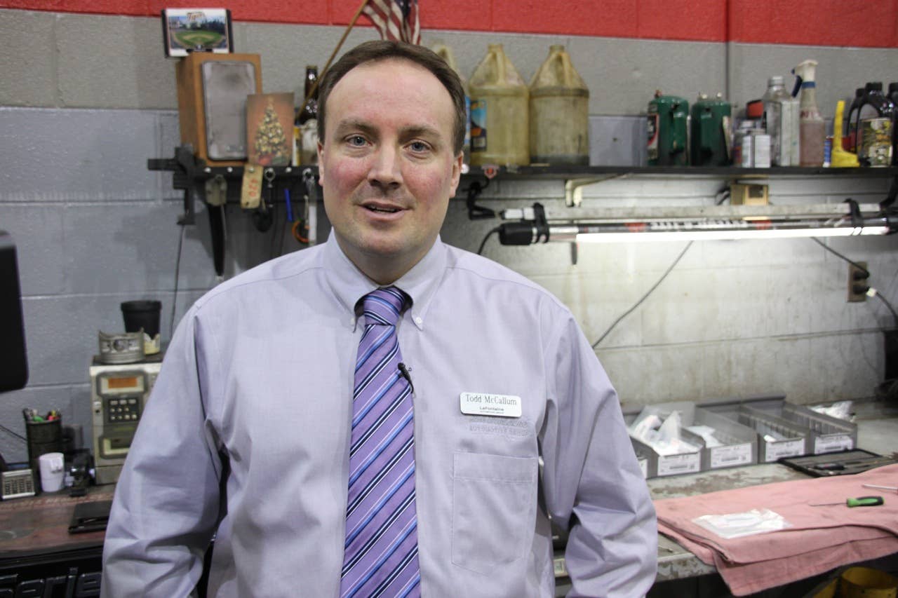 LaFontaine Toyota fixed operations director Todd McCallum