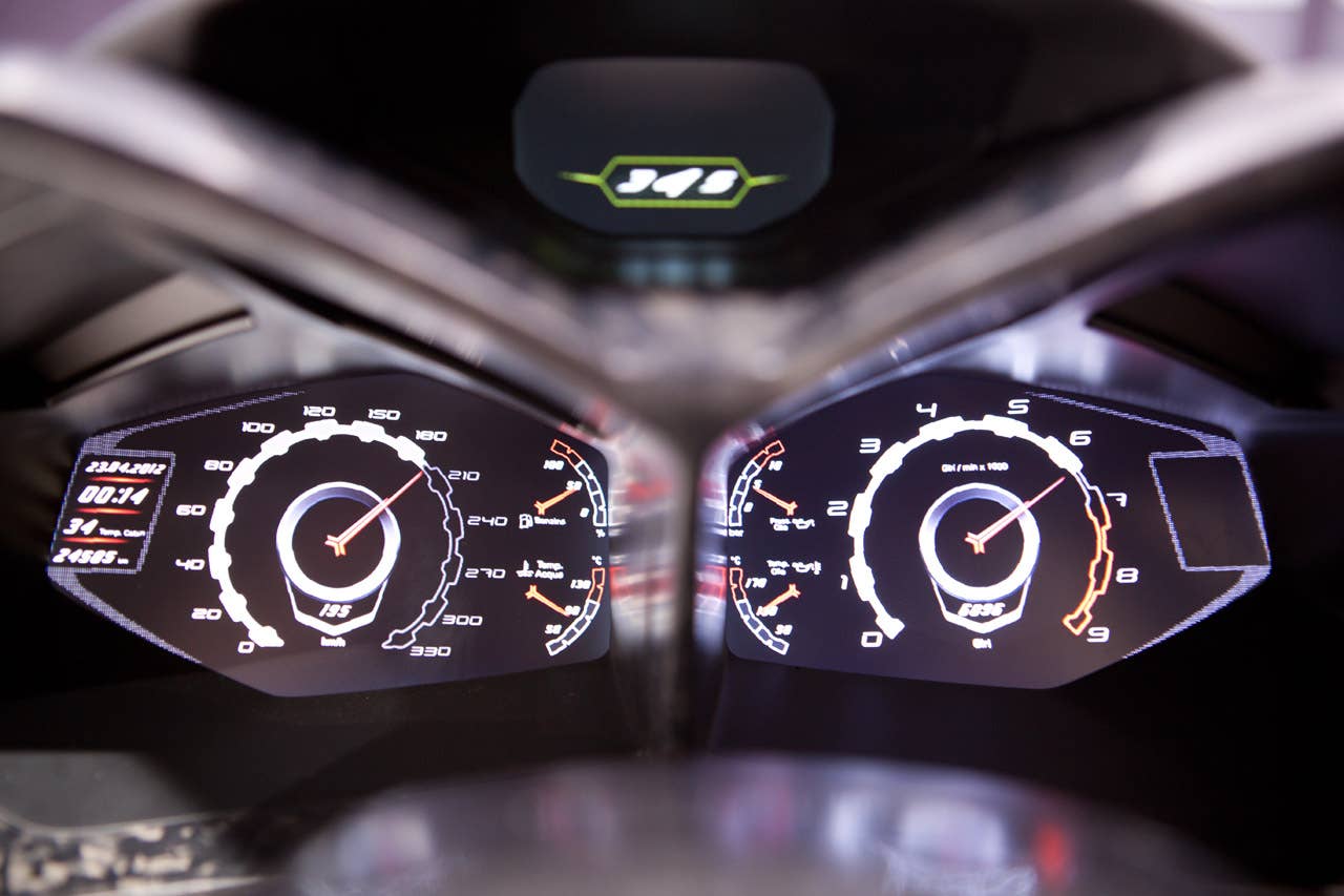 The new Lamborghini Urus at the Beijing Auto Show in Beijing, China, April 23, 2012.