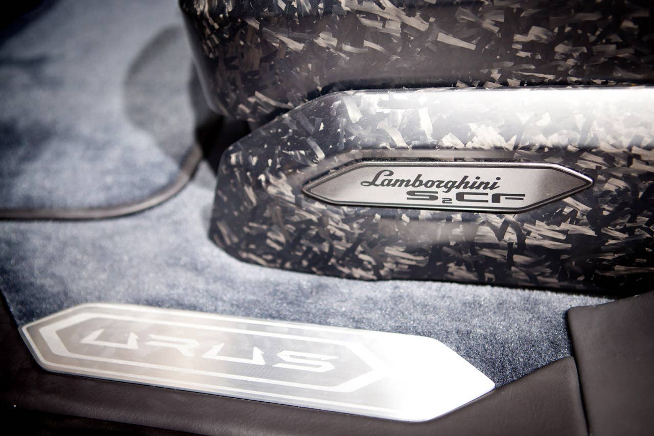 The new Lamborghini Urus at the Beijing Auto Show in Beijing, China, April 23, 2012.