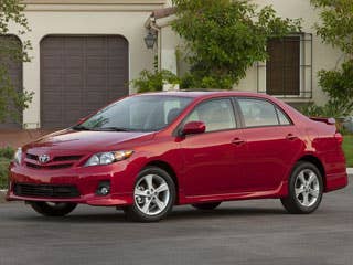 MSRP: $16,130 - $17,990 Invoice: $15,243 - $16,674  Fuel Economy: 27 mpg City, 34 mpg Highway  The Corolla virtually defines durability and consistency in the compact sedan category. The current Corolla is well-equipped with disc brakes on all four wheels, a robust offering of both a 1.8 liter, 132-horsepower engine or a 2.4 liter 4-cylinder engine. The more robust XRS version will be an easier trade-down from the mid-sized class for some people. Leather upholstery is available too.  Research the Toyota Corolla Toyota Corolla Photos & Information Toyota Corolla Specs Toyota Corolla Local Dealer Price Quote