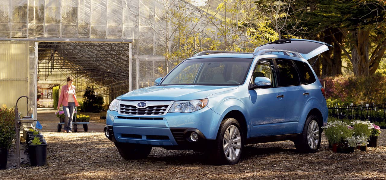 2011 Subaru Forester front 3/4