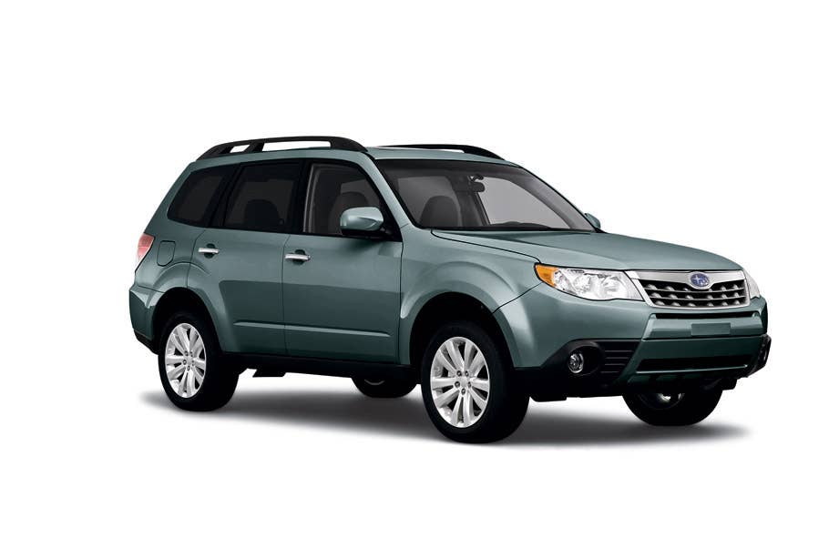 2011 Subaru Forester front 3/4