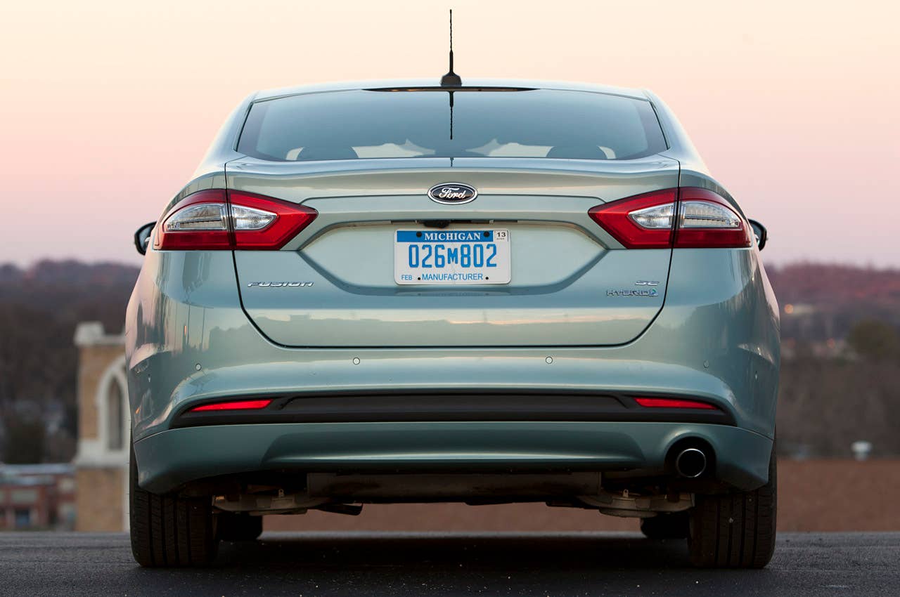 2013 Ford Fusion Hybrid SE rear view