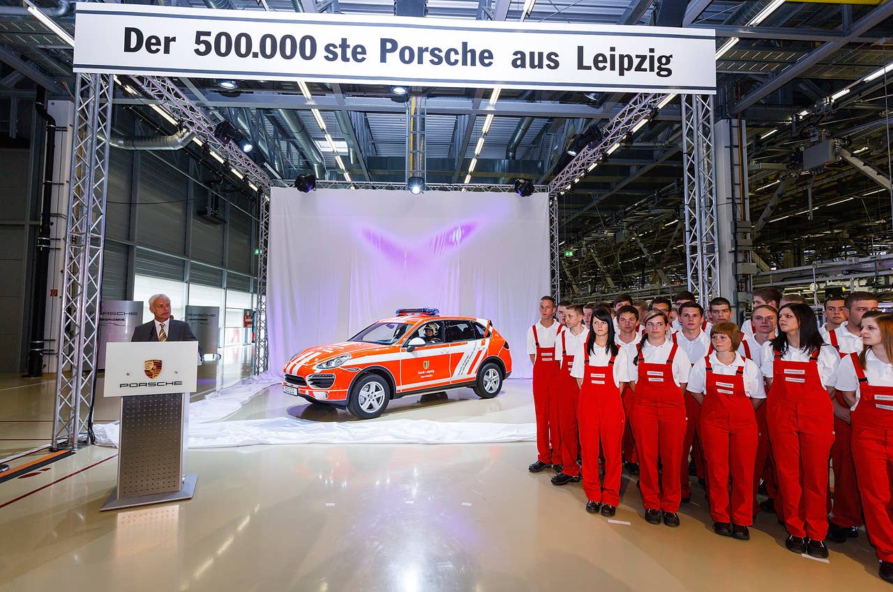 500,000th Porsche built in Leipzig
