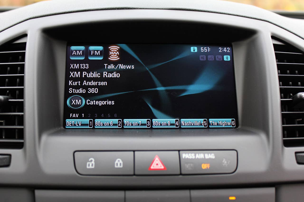 2011 Buick Regal CXL multimedia system