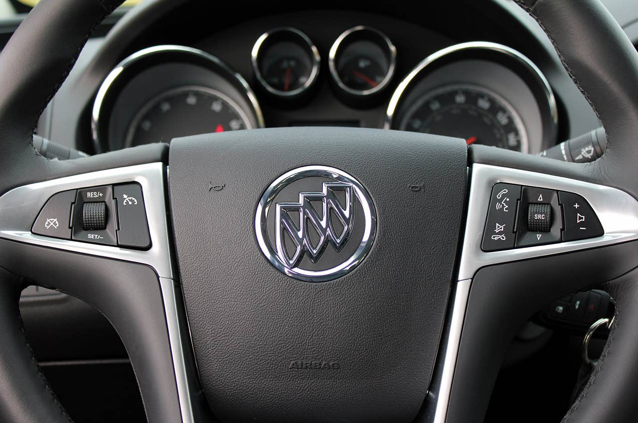 2011 Buick Regal CXL steering wheel