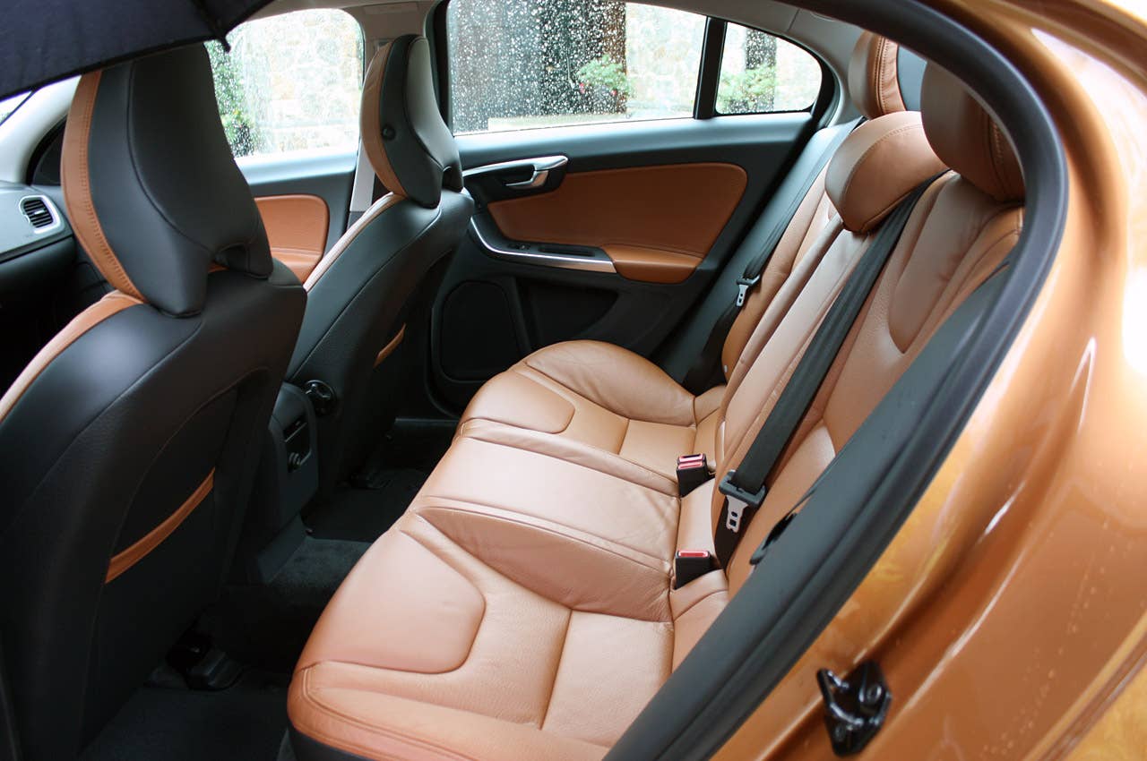 2011 Volvo S60 rear seats