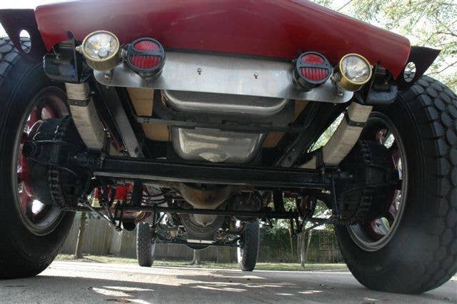 1915 van Blerck Special Speedster undercarriage