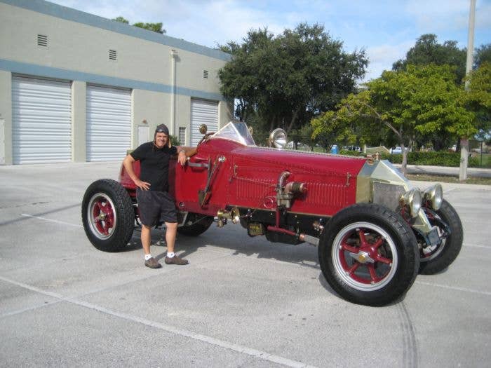 1915 van Blerck Special Speedster front 3/4