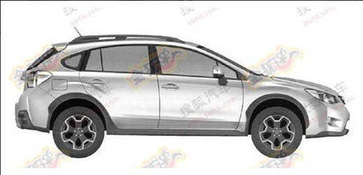 Subaru XV Patent Renderings