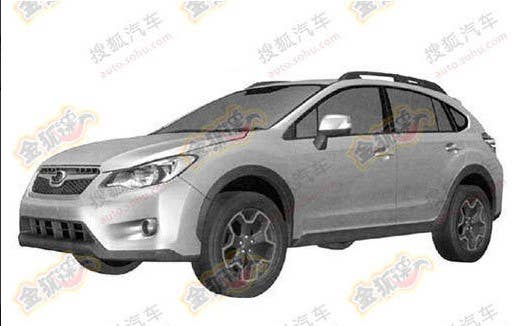 Subaru XV Patent Renderings