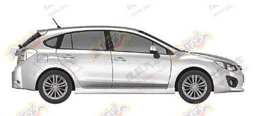 Subaru XV Patent Renderings