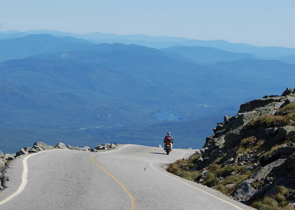 View down Mt. Washington Auto Road