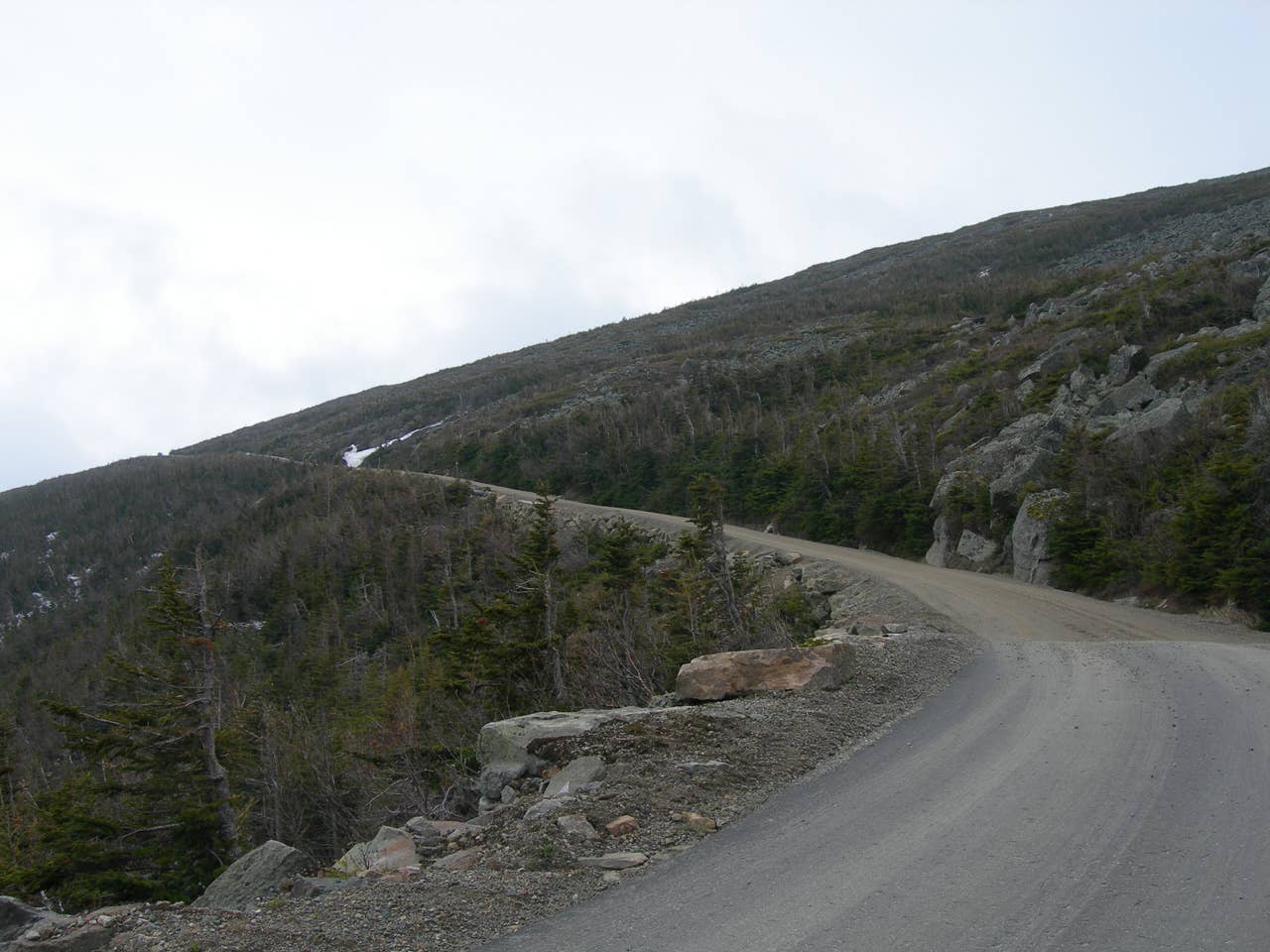 Mt. Washington Auto Road gravel section