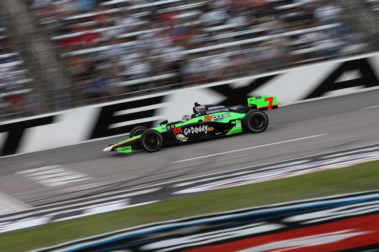 Patrick during the IZOD IndyCar Series Firestone 550k at Texas Motor Speedway June 5, 2010 in Fort Worth, Texas.