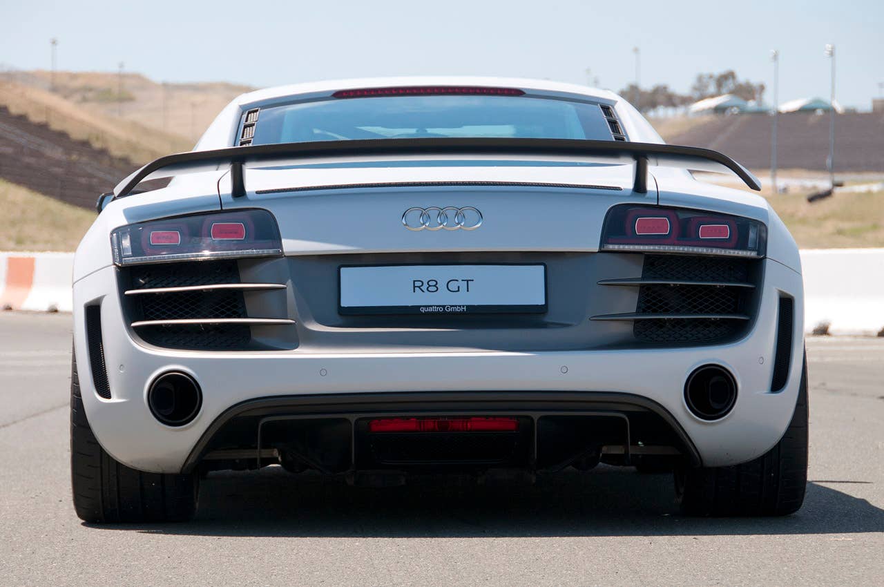 2012 Audi R8 GT rear view