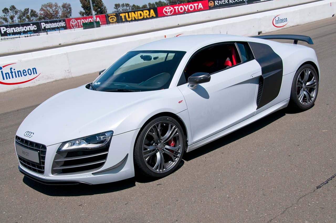 2012 Audi R8 GT front 3/4 view