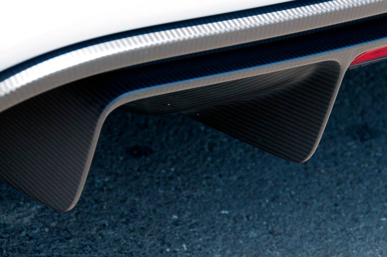 2012 Audi R8 GT rear diffuser