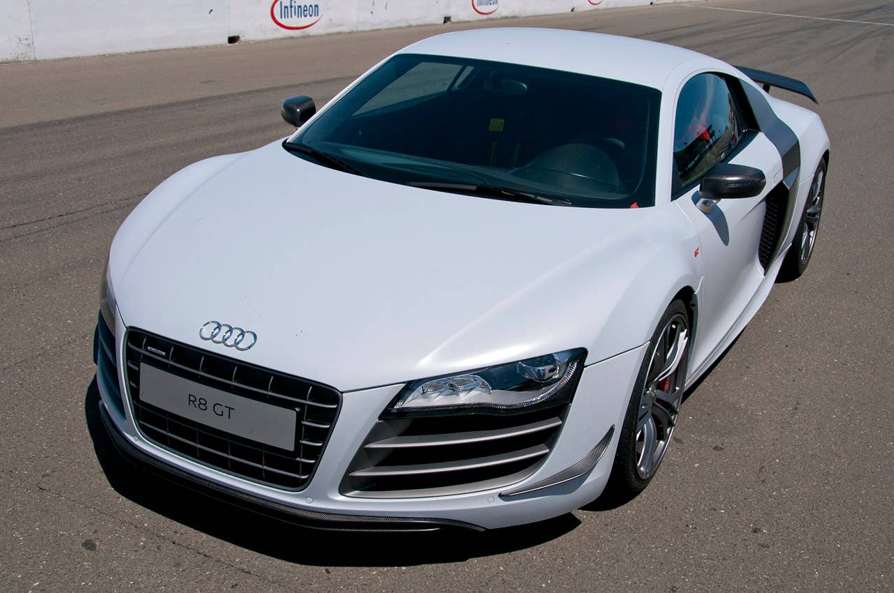 2012 Audi R8 GT front 3/4 view