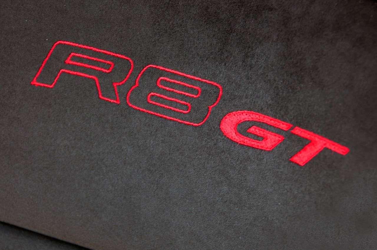 2012 Audi R8 GT seat embroidery