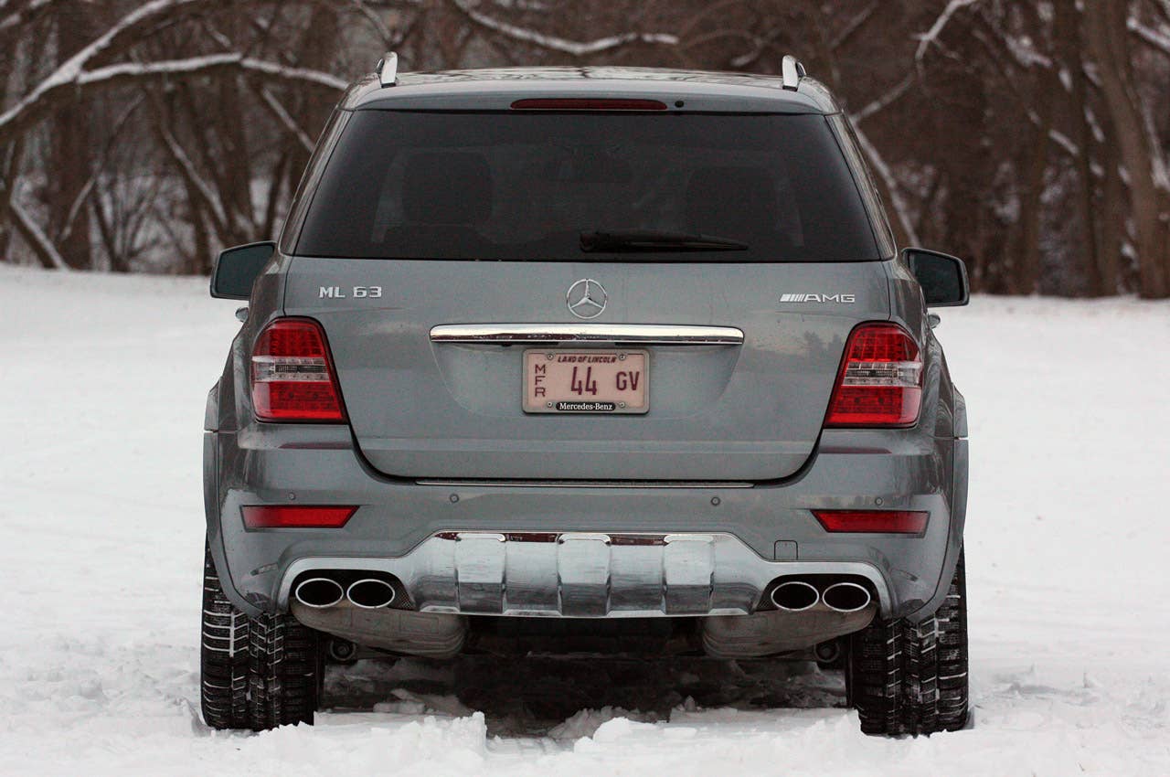 2011 Mercedes-Benz ML63 AMG rear view